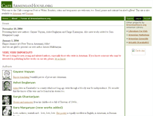 Tablet Screenshot of cafe.armenianhouse.org
